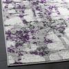 SAFAVIEH Area Rug 8×10 – Skyler Collection – Large – Grey & Purple, Modern Abstract Design, Non-Shedding & Easy Cleaning, Ideal for Living Room, Bedroom, Office, Dining Space (SKY193R)(Grey/Purple)
