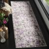 SAFAVIEH Area Rug 8×10 – Skyler Collection – Large – Grey & Purple, Modern Abstract Design, Non-Shedding & Easy Cleaning, Ideal for Living Room, Bedroom, Office, Dining Space (SKY193R)(Grey/Purple)