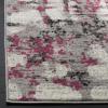 SAFAVIEH Area Rug 8×10 – Skyler Collection – Large – Grey & Purple, Modern Abstract Design, Non-Shedding & Easy Cleaning, Ideal for Living Room, Bedroom, Office, Dining Space (SKY193R)(Grey/Pink)