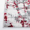 SAFAVIEH Area Rug 8×10 – Skyler Collection – Large – Grey & Purple, Modern Abstract Design, Non-Shedding & Easy Cleaning, Ideal for Living Room, Bedroom, Office, Dining Space (SKY193R)(Grey/Red)
