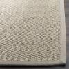 SAFAVIEH Area Rug 8×11 – Natural Fiber Collection – Large – Marble, Sisal, Woven Design with Border (NF525C)(Marble)