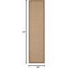 SAFAVIEH Area Rug 8×11 – Natural Fiber Collection – Large – Marble, Sisal, Woven Design with Border (NF525C)(Natural)