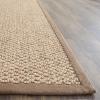 SAFAVIEH Area Rug 8×11 – Natural Fiber Collection – Large – Marble, Sisal, Woven Design with Border (NF525C)(Natural)