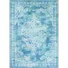 SAFAVIEH Bahia Collection Area Rug – 5’5″ x 7’7″, Blue & Green, Boho Overdyed Design, Non-Shedding & Easy Care, Machine Washable Ideal for High Traffic Areas in Living Room, Bedroom (BAH162M)(Blue/Green)