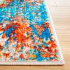 SAFAVIEH Bahia Collection Area Rug – 5’5″ x 7’7″, Light Blue & Red, Boho Overdyed Design, Non-Shedding & Easy Care, Machine Washable Ideal for High Traffic Areas in Living Room, Bedroom (BAH164J)(Light Blue/Red)