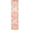 SAFAVIEH Bahia Collection Area Rug – 5’5″ x 7’7″, Light Blue & Red, Boho Overdyed Design, Non-Shedding & Easy Care, Machine Washable Ideal for High Traffic Areas in Living Room, Bedroom (BAH164J)(Light Blue/Red)