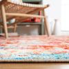 SAFAVIEH Bahia Collection Area Rug – 5’5″ x 7’7″, Light Blue & Red, Boho Overdyed Design, Non-Shedding & Easy Care, Machine Washable Ideal for High Traffic Areas in Living Room, Bedroom (BAH164J)(Light Blue/Red)