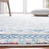 SAFAVIEH Brentwood Collection 8′ x 10′ Blue / Yellow BNT899M Traditional Oriental Distressed Non-Shedding Living Room Bedroom Dining Home Office Area Rug(Blue/Yellow)