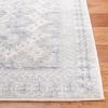 SAFAVIEH Brentwood Collection 8′ x 10′ Blue / Yellow BNT899M Traditional Oriental Distressed Non-Shedding Living Room Bedroom Dining Home Office Area Rug(Ivory/Grey)