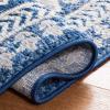 SAFAVIEH Brentwood Collection 8′ x 10′ Blue / Yellow BNT899M Traditional Oriental Distressed Non-Shedding Living Room Bedroom Dining Home Office Area Rug(Navy/Beige)