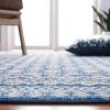 SAFAVIEH Brentwood Collection 8′ x 10′ Blue / Yellow BNT899M Traditional Oriental Distressed Non-Shedding Living Room Bedroom Dining Home Office Area Rug(Navy/Beige)