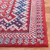 SAFAVIEH Brentwood Collection 8′ x 10′ Blue / Yellow BNT899M Traditional Oriental Distressed Non-Shedding Living Room Bedroom Dining Home Office Area Rug(Red/Ivory)