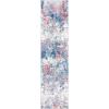 SAFAVIEH Brentwood Collection Area Rug – 9′ x 12′, Grey & Ivory, Modern Abstract Design, Non-Shedding & Easy Care, Ideal for High Traffic Areas in Living Room, Bedroom (BNT822H)(Navy/Red)