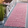 SAFAVIEH Courtyard Collection 8′ x 10′ Beige/Brown CY8734 Indoor-Outdoor Patio Backyard Mudroom Area-Rug(Ivory/Fuchsia)
