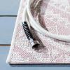 SAFAVIEH Courtyard Collection 8′ x 10′ Beige/Brown CY8734 Indoor-Outdoor Patio Backyard Mudroom Area-Rug(Ivory/Soft Pink)