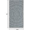 SAFAVIEH Courtyard Collection 8′ x 10′ Beige/Brown CY8734 Indoor-Outdoor Patio Backyard Mudroom Area-Rug(Light Grey / Blue)