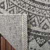 SAFAVIEH Courtyard Collection 8′ x 10′ Beige/Brown CY8734 Indoor-Outdoor Patio Backyard Mudroom Area-Rug(Light Grey/Black)
