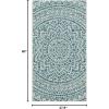 SAFAVIEH Courtyard Collection 8′ x 10′ Beige/Brown CY8734 Indoor-Outdoor Patio Backyard Mudroom Area-Rug(Light Grey/Teal)