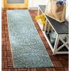 SAFAVIEH Courtyard Collection 8′ x 10′ Beige/Brown CY8734 Indoor-Outdoor Patio Backyard Mudroom Area-Rug(Light Grey/Teal)