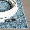 SAFAVIEH Courtyard Collection 8′ x 10′ Beige/Brown CY8734 Indoor-Outdoor Patio Backyard Mudroom Area-Rug(Navy/Aqua)