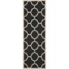 SAFAVIEH Courtyard Collection 8′ x 11′ Blue/Beige CY6243 Moroccan Trellis Indoor/ Outdoor Waterproof Easy-Cleaning Patio Backyard Mudroom Area-Rug(Black/Beige)