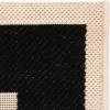 SAFAVIEH Courtyard Collection 8′ x 11′ Blue/Beige CY6243 Moroccan Trellis Indoor/ Outdoor Waterproof Easy-Cleaning Patio Backyard Mudroom Area-Rug(Black/Beige)