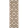 SAFAVIEH Courtyard Collection 8′ x 11′ Blue/Beige CY6243 Moroccan Trellis Indoor/ Outdoor Waterproof Easy-Cleaning Patio Backyard Mudroom Area-Rug(Brown)