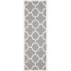 SAFAVIEH Courtyard Collection 8′ x 11′ Blue/Beige CY6243 Moroccan Trellis Indoor/ Outdoor Waterproof Easy-Cleaning Patio Backyard Mudroom Area-Rug(Grey/Beige)