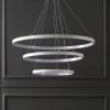 SAFAVIEH Couture Lighting Collection Meranda Modern White 3-Tier LED Chandelier(White)