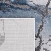 SAFAVIEH Craft Collection Area Rug – 8′ x 10′, Grey & Gold, Modern Abstract Design, Non-Shedding & Easy Care, Ideal for High Traffic Areas in Living Room, Bedroom (CFT877F)(Grey/Blue)