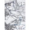 SAFAVIEH Craft Collection Area Rug – 8′ x 10′, Grey & Gold, Modern Abstract Design, Non-Shedding & Easy Care, Ideal for High Traffic Areas in Living Room, Bedroom (CFT877F)(Ivory Grey/Blue)