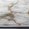 SAFAVIEH Craft Collection Area Rug – 8′ x 10′, Grey & Gold, Modern Abstract Design, Non-Shedding & Easy Care, Ideal for High Traffic Areas in Living Room, Bedroom (CFT877F)(Grey/Gold)