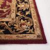 SAFAVIEH Heritage Collection Area Rug – 5′ x 8′, Dark Green & Gold, Handmade Traditional Oriental Wool, Ideal for High Traffic Areas in Living Room, Bedroom (HG628A)(Red / Black)
