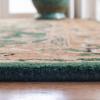 SAFAVIEH Heritage Collection Area Rug – 5′ x 8′, Dark Green & Gold, Handmade Traditional Oriental Wool, Ideal for High Traffic Areas in Living Room, Bedroom (HG628A)(Dark Green/Gold)
