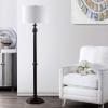 SAFAVIEH Lighting Collection – Jessie Rustic Farmhouse Oil-Rubbed Bronze 59-Inch Floor Lamp with Pull Chain, LED Bulbs Included (LIT4345A)