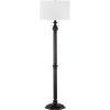 SAFAVIEH Lighting Collection – Jessie Rustic Farmhouse Oil-Rubbed Bronze 59-Inch Floor Lamp with Pull Chain, LED Bulbs Included (LIT4345A)