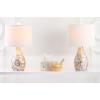 SAFAVIEH Lighting Collection – Lauralie Nautical Cream Capiz Shell Table Lamp, Set of 2, 21-Inch Bedroom Living Room Home Office Desk Nightstand Lamps, LED Bulbs Included (LIT4011A-SET2)(Ivory)
