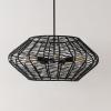 SAFAVIEH Lighting Collection Briza Black 5-Light Adjustable Pendant Chandelier Hanging Light Fixture, Ideal for Dining Room, Kitchen Island, Entryway (LED Bulbs Included)