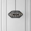 SAFAVIEH Lighting Collection Briza Black 5-Light Adjustable Pendant Chandelier Hanging Light Fixture, Ideal for Dining Room, Kitchen Island, Entryway (LED Bulbs Included)