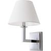 SAFAVIEH Lighting Collection Pauline Modern Contemporary Gold Bedroom Bathroom Vanity Hallway Foyer Living Room Wall Sconce Set of 2 (LED Bulbs Included)(Chrome)