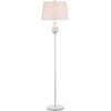 SAFAVIEH Lighting Collection Torc Modern Contemporary Farmhouse White 68-inch Living Room Bedroom Home Office Standing Floor Lamp (LED Bulb Included)(White)