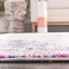 SAFAVIEH Madison Collection 5’3″ x 7’6″ Ivory / Fuchsia MAD913A Medallion Distressed Non-Shedding Living Room Bedroom Dining Home Office Area Rug(Ivory / Fuchsia)