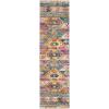 SAFAVIEH Madison Collection Area Rug – 5’1″ x 7’6″, Blue & Fuchsia, Moroccan Boho Distressed Design, Non-Shedding & Easy Care, Ideal for High Traffic Areas in Living Room, Bedroom (MAD118C)(Blue/Fuchsia)