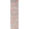 SAFAVIEH Madison Collection Area Rug – 5’1″ x 7’6″, Light Grey & Rust, Boho Chic Damask Design, Non-Shedding & Easy Care, Ideal for High Traffic Areas in Living Room, Bedroom (MAD945R)(Light Grey/Rust)