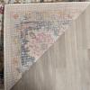 SAFAVIEH Madison Collection Area Rug – 5’3″ x 7’6″, Cream & Navy, Oriental Boho Chic Distressed Design, Non-Shedding & Easy Care, Ideal for High Traffic Areas in Living Room, Bedroom (MAD609D)(Cream/Navy)