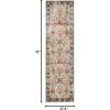 SAFAVIEH Madison Collection Area Rug – 5’3″ x 7’6″, Cream & Navy, Oriental Boho Chic Distressed Design, Non-Shedding & Easy Care, Ideal for High Traffic Areas in Living Room, Bedroom (MAD609D)(Cream/Navy)