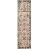 SAFAVIEH Madison Collection Area Rug – 5’3″ x 7’6″, Cream & Navy, Oriental Boho Chic Distressed Design, Non-Shedding & Easy Care, Ideal for High Traffic Areas in Living Room, Bedroom (MAD609D)(Cream/Navy)