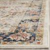 SAFAVIEH Madison Collection Area Rug – 5’3″ x 7’6″, Cream & Navy, Oriental Boho Chic Distressed Design, Non-Shedding & Easy Care, Ideal for High Traffic Areas in Living Room, Bedroom (MAD609D)(Cream/Navy)