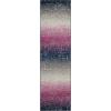 SAFAVIEH Madison Collection Area Rug – 5’3″ x 7’6″, Fuchsia & Navy, Boho Chic Stripe Design, Non-Shedding & Easy Care, Ideal for High Traffic Areas in Living Room, Bedroom (MAD601M)(Fuchsia/Navy)