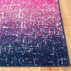 SAFAVIEH Madison Collection Area Rug – 5’3″ x 7’6″, Fuchsia & Navy, Boho Chic Stripe Design, Non-Shedding & Easy Care, Ideal for High Traffic Areas in Living Room, Bedroom (MAD601M)(Fuchsia/Navy)